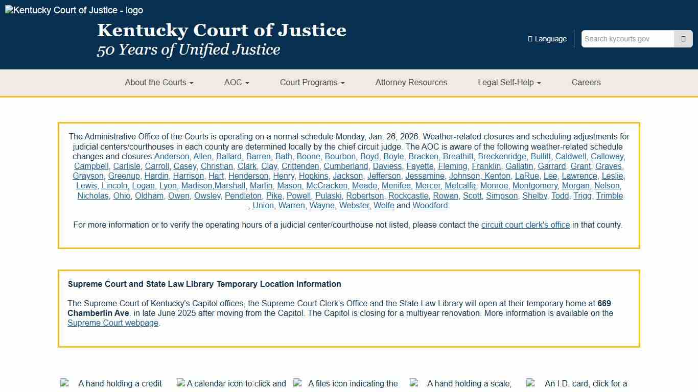 Kentucky Court of Justice - Kentucky Court of Justice